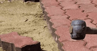 Укладка плитки на песок в Находке в октябре