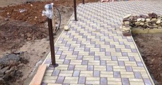 Укладка тротуарной плитки под ключ в Находке в октябре